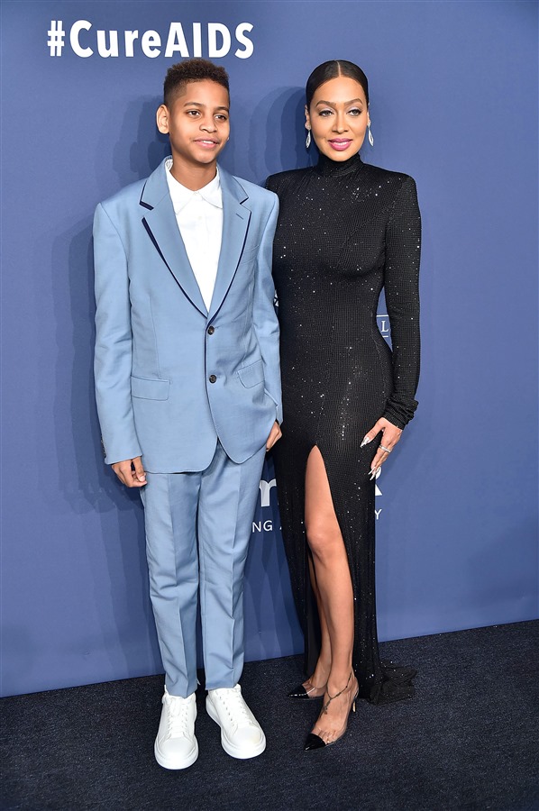 Kiyan Carmelo Anthony and La La Anthony (Getty Images)