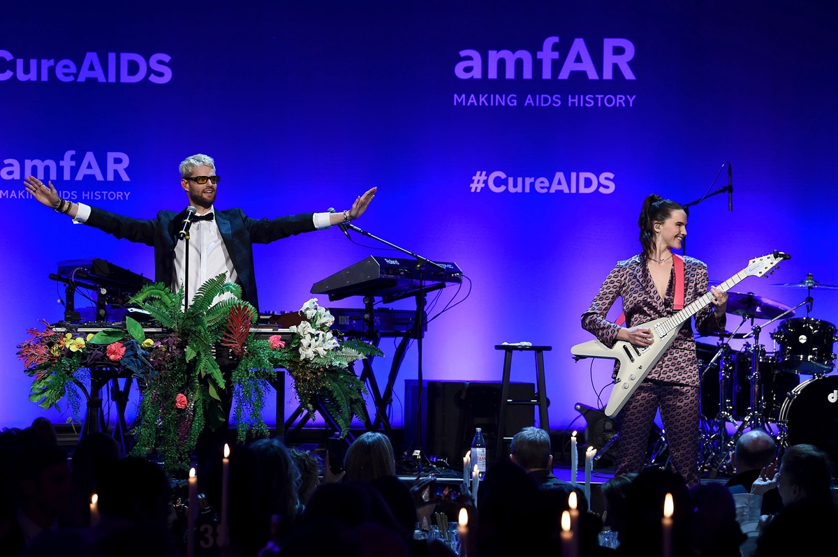 Sophie Hawley-Weld and Tucker Halpern of Sofi Tukker (Getty Images)