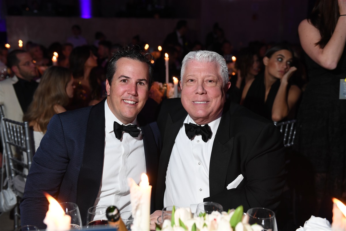 amfAR Board Member T. Ryan Greenawalt and Dennis Basso (Ryan Emberley)