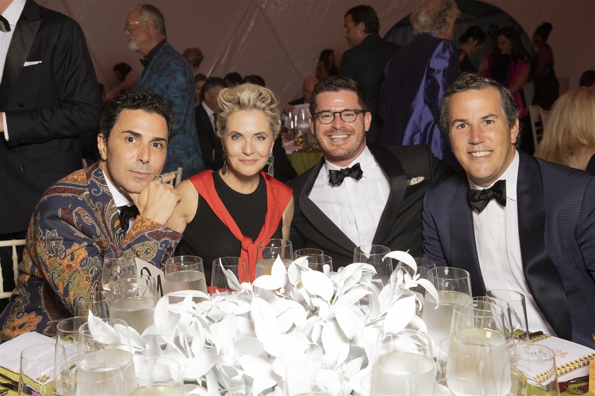 Filippo Tattoni-Marcozzi, Cornelia Guest, Joey Licitra and amfAR Board Co-Chair T. Ryan Greenawalt (Kevin Tachman)