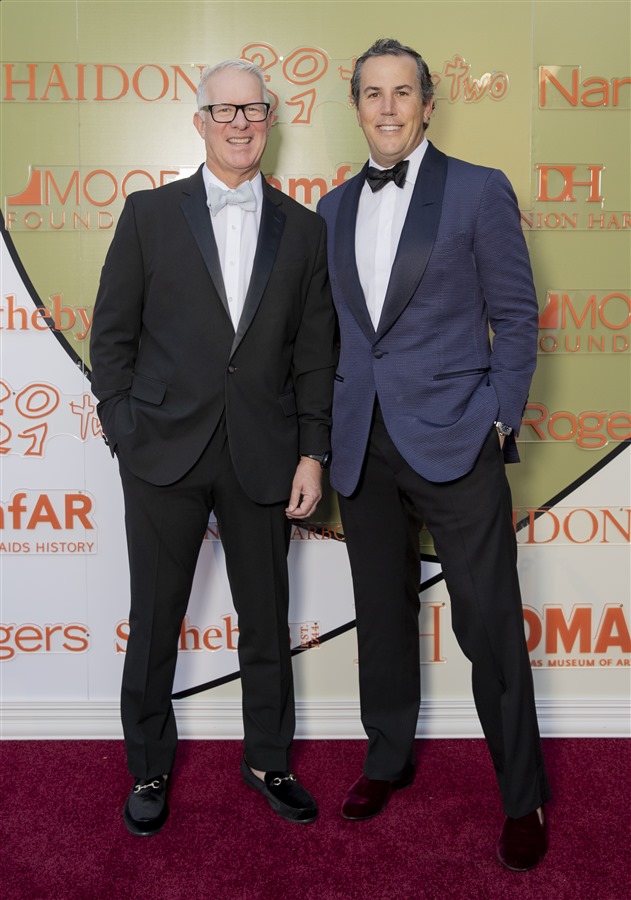 amfAR Board Co-Chairs Kevin McClatchy and T. Ryan Greenawalt (Kevin Tachman)