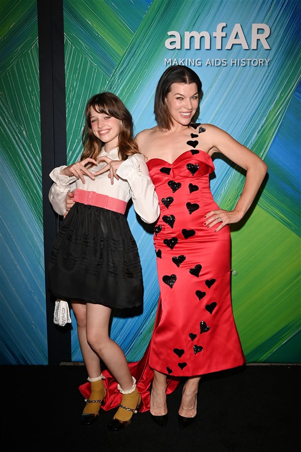 Ever Gabo Anderson and Milla Jovovich