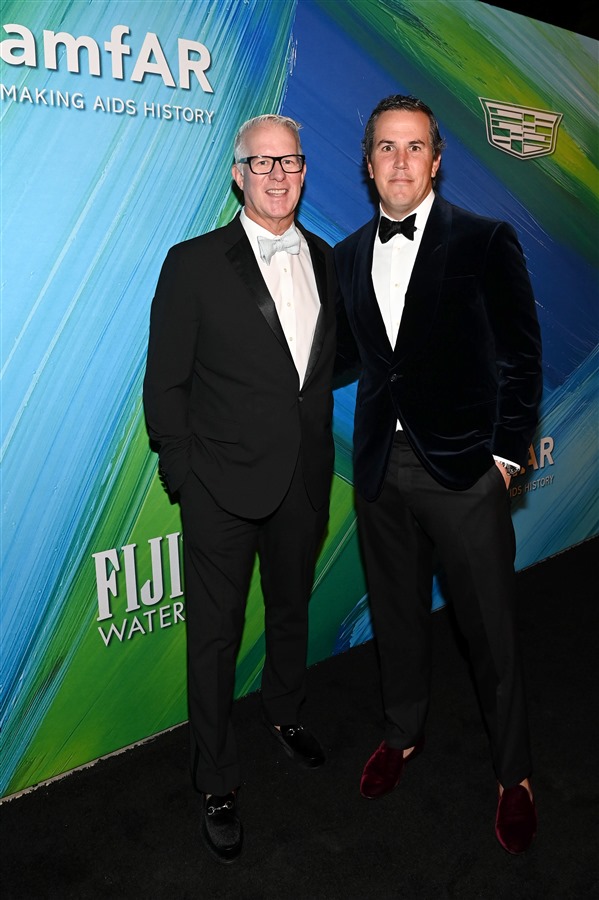 amfAR Board Co-Chairs Kevin McClatchy and T. Ryan Greenawalt