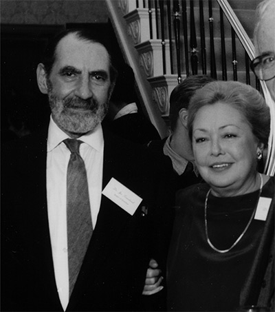 Dr. Sonnabend with Dr. Mathilde Krim