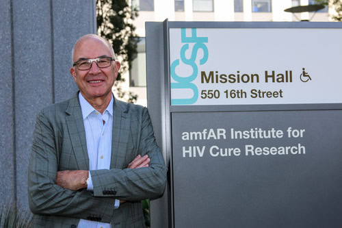 Portrait of Dr. Paul Volberding, director of the amfAR Institute for HIV Cure Research