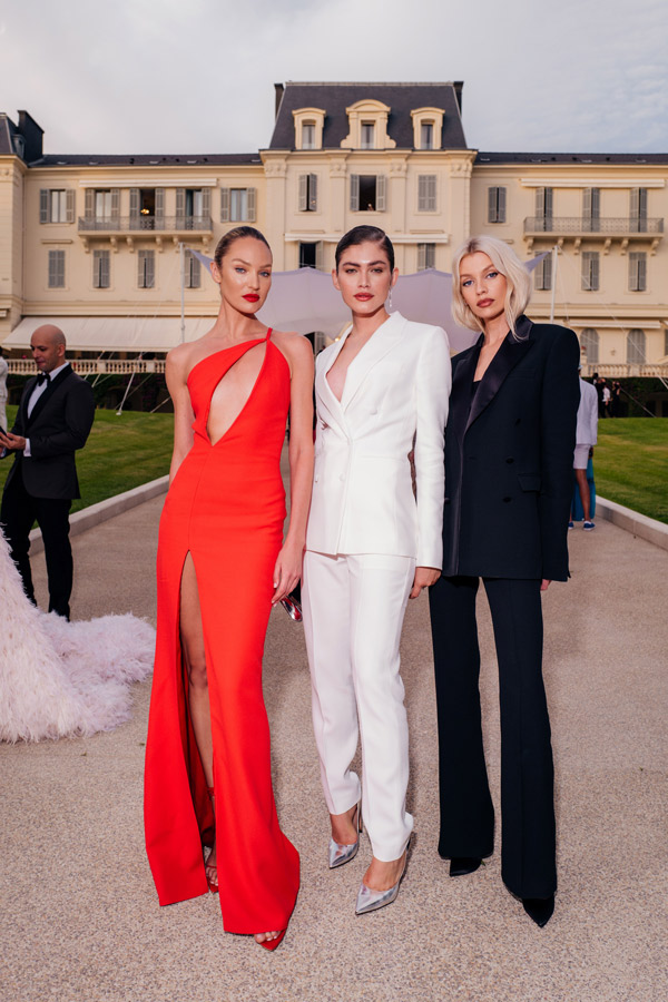 Candice Swanepoel, Valentina Sampaio, and Stella Maxwell (Photo by German Larkin)