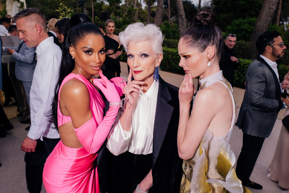 Ciara, Maye Musk, and Coco Rocha (photo by German Larkin)