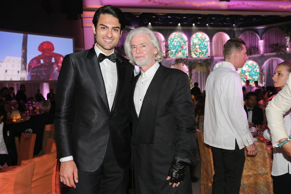 Matteo Bocelli and Hermann Buhlbecker (Photo by Getty Images)