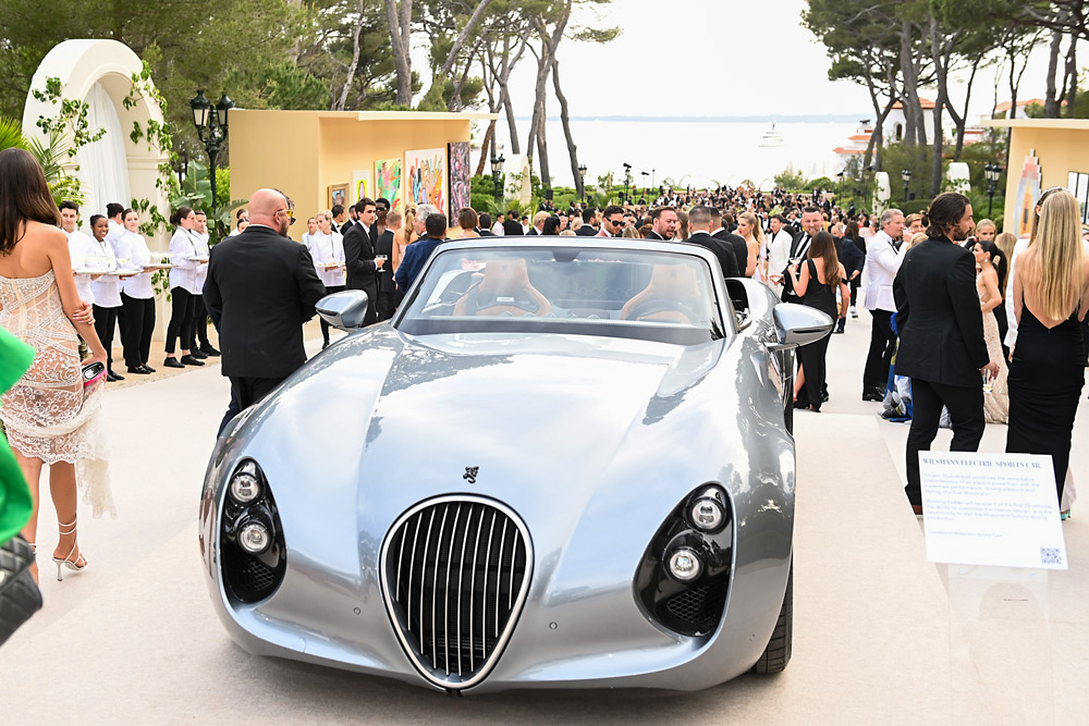 Wiesmann electric sports car was a highlight of the auction (Photo by Ryan Emberley)