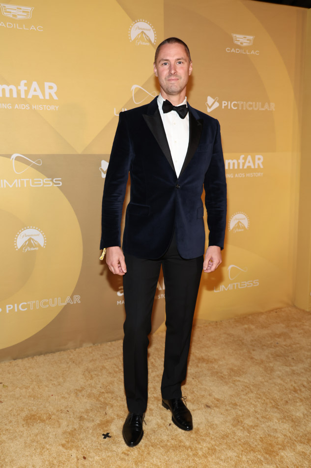 Presenting Sponsor Picticular's Co-Founder Todd Courtney arrives at the amfAR Gala Los Angeles (photo: Getty Images for amfAR)