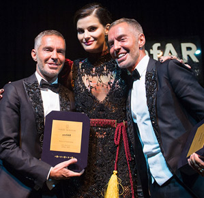 Dean Caten, Isabeli Fontana, and Dan Caten