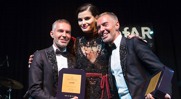 Dean Caten, Isabeli Fontana, and Dan Caten