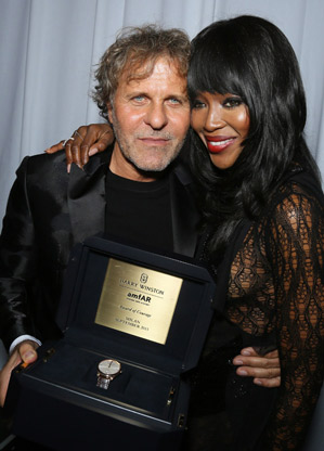 Renzo Rosso and Naomi Campbell