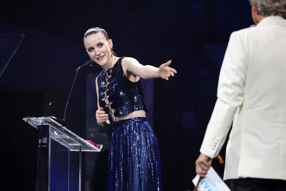 Event Chair Rachel Brosnahan (photo: Ryan Emberley/amfAR/Getty Images for amfAR)