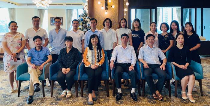 TB-SRN study initiation meeting in Hanoi, Vietnam, with participants from National Hospital for Tropical Diseases and National Hospital 74, November 2022