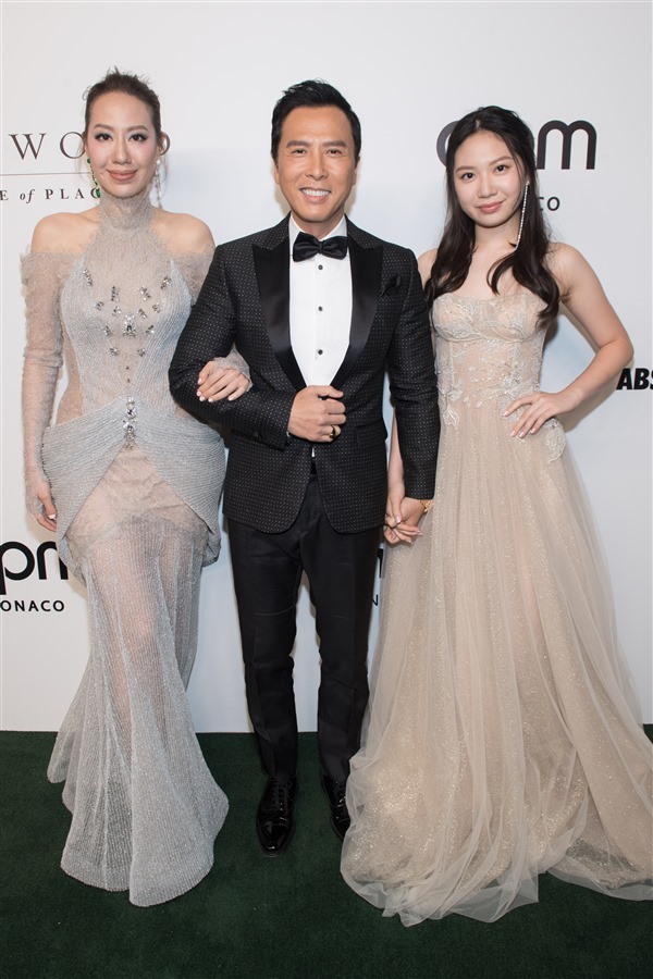 Cissy Wang, Donnie Yen, Jasmine Yen (Photo: Ryan Emberley)