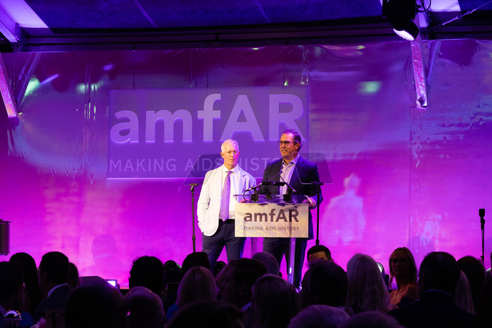 amfAR Board Co-Chairs Kevin McClatchy (left) and T. Ryan Greenawalt (Photo: Capehart Photography)