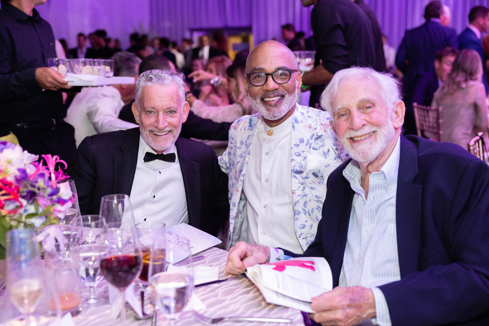 amfAR Trustees Jeffrey Schoenfeld, Phill Wilson, and Dr. Mervyn Silverman (Photo: Capehart Photography)