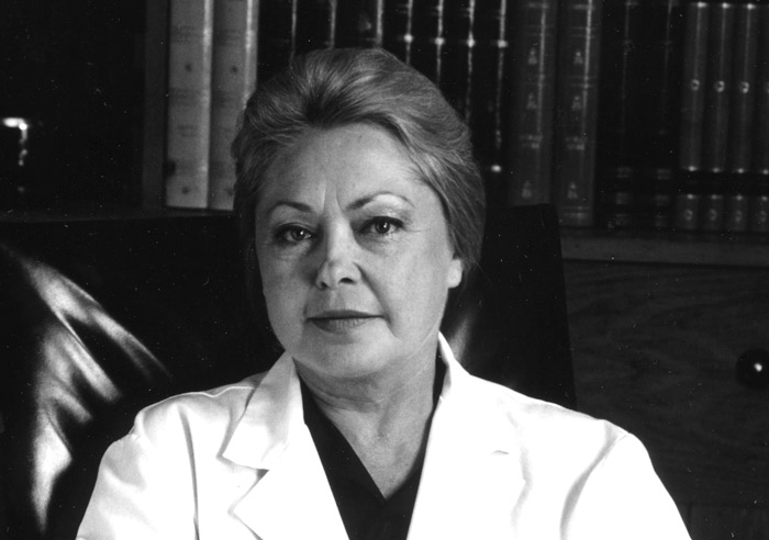 Dr. Mathilde Krim, amfAR Founding Chairman, in 1983