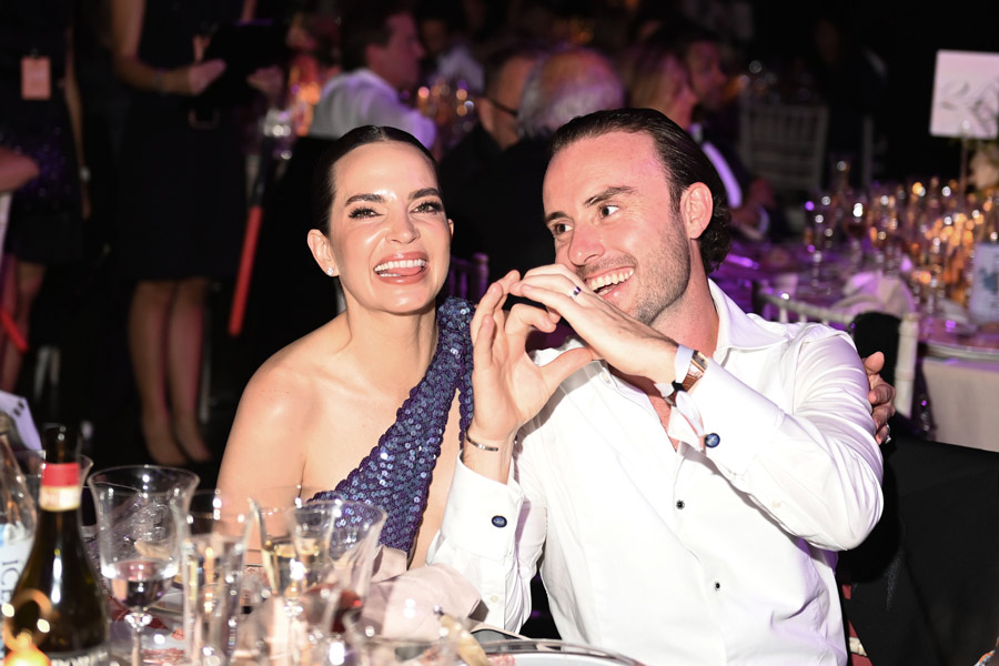 amfAR Board of Trustees member Tony Mancilla and his wife, Katie Mancilla. Photo by Ryan Emberley/Getty