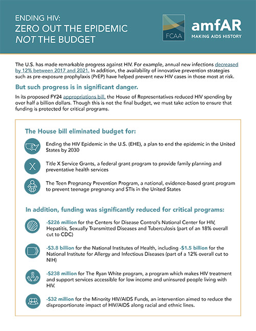 Zero Out the Epidemic—Not the Budget