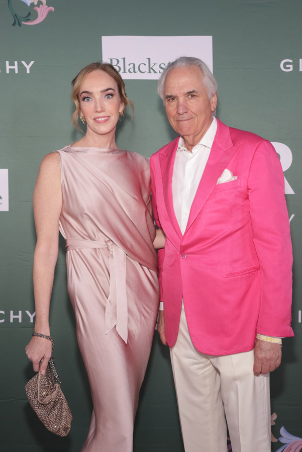 Amy Roberti and amfAR Trustee Vin Roberti