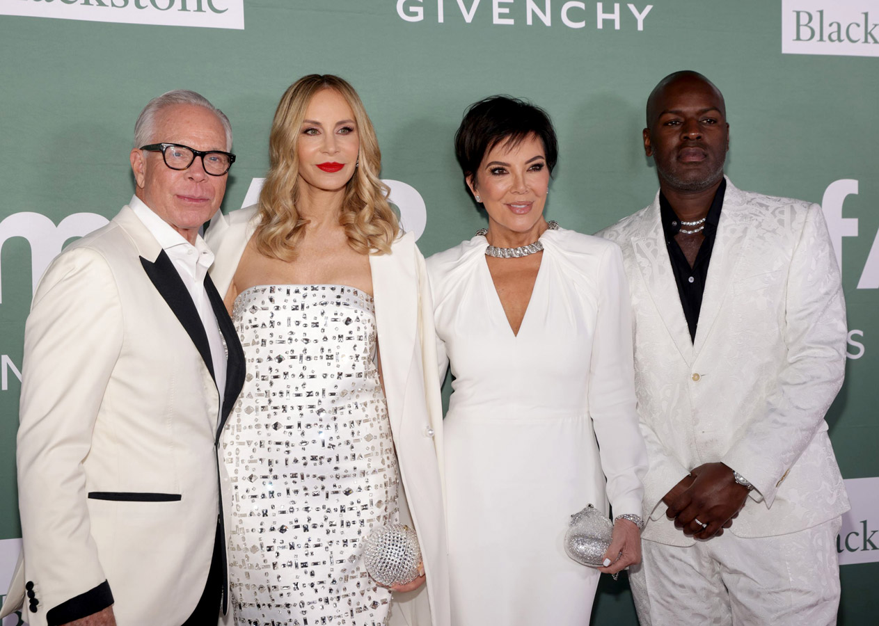 Tommy Hilfiger, Dee Ocleppo Hilfiger, Kris Jenner and Corey Gamble