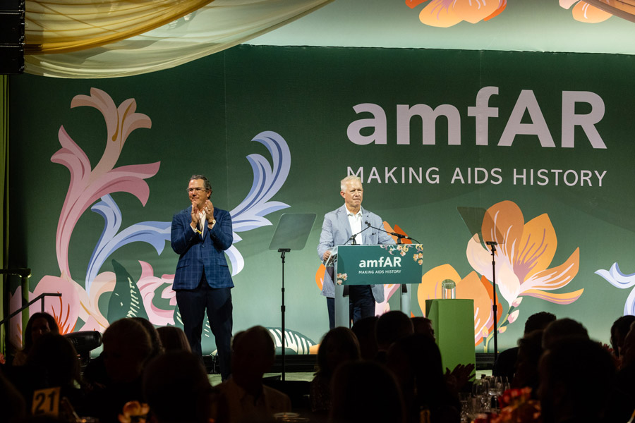 amfAR Co-Chairs Ryan Greenawalt and Kevin McClatchy