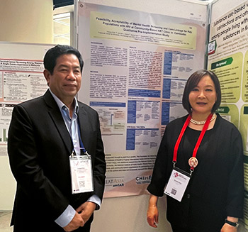 Dr. Vichea Ouk and Dr. Annette Sohn