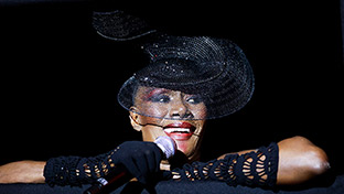Grace Jones at amfAR London