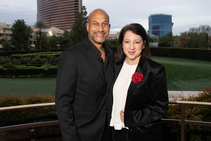 Keegan Michael Key and Elle Key