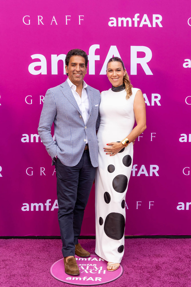 Caroline and Omeed Malik