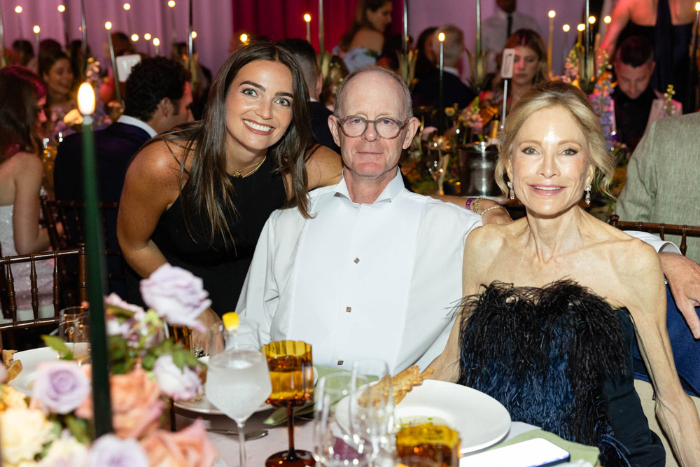 Emma Gray and Anne and Chris Flowers