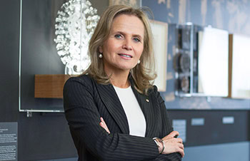 Portrait of Prof. Sharon Lewin, Director of the Peter Doherty Institute, whose mRNA study targets latent HIV