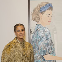 Thumbnail photo from amfAR's 2023 TWO x TWO event honoring Maria Berrio in Venice