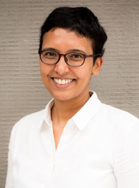 Portrait of Dr. Reena Rajasuriar of the University of Malaya and Peter Doherty Institute