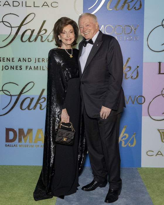 Gene and Jerry Jones at the TWO x TWO for AIDS and Art benefit (Photo: Kevin Tachman)