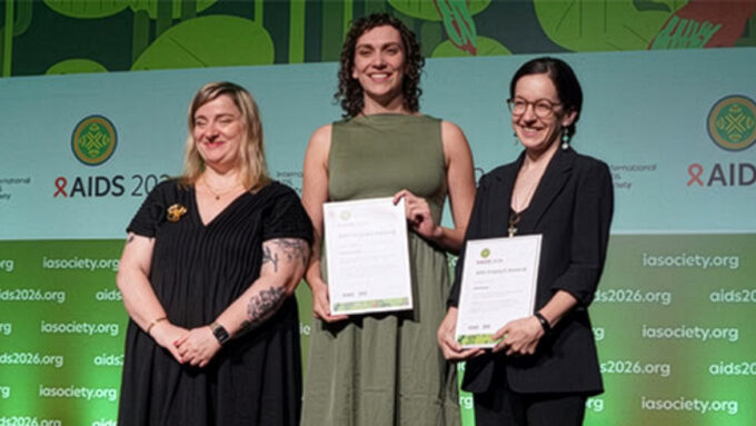 amfAR Senior Policy Associate Elise Lankiewicz Awarded Journal of the International AIDS Society’s Impact Award