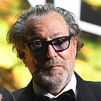 Thumbnail photo of artist Julian Schnabel, honored at amfAR's Palm Beach gala