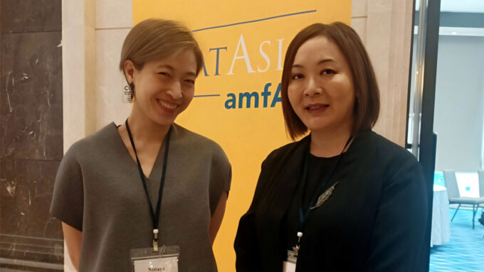 Drs. Nittaya Phanuphak and colleague, featured in amfAR's article on cervical cancer and HIV in Asia