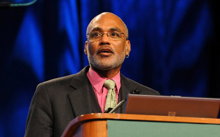 Portrait of Phill Wilson, former executive director of the Black AIDS Institute