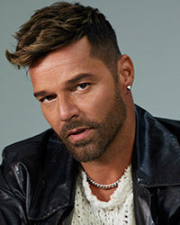 Ricky Martin performing at amfAR's Fourth Annual Palm Beach Gala