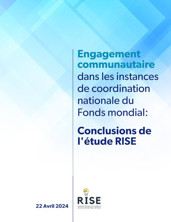 Cover thumbnail of the French-language RISE study report booklet