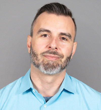 Portrait of Jeremiah Johnson, Executive Director of PrEP4All, accompanying his quote on amfAR