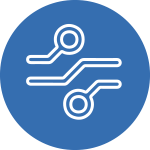 Icon for cryptocurrency donation option on amfAR's Smart Giving page