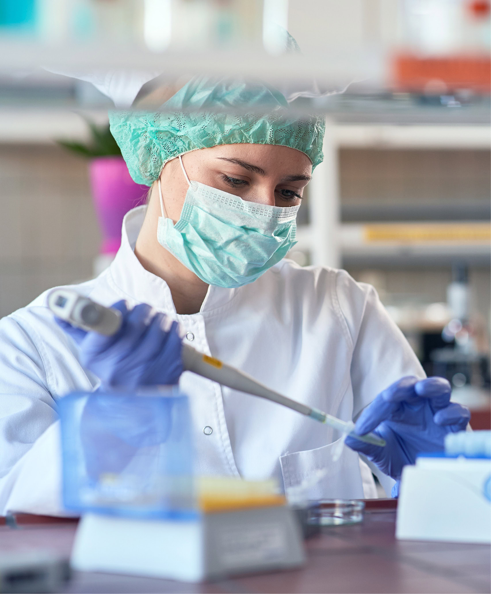 Hero banner image for the About page: amfAR, a catalyst for groundbreaking biomedical research