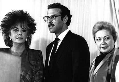 Timeline image marking 1985, the founding of amfAR, the American Foundation for AIDS Research