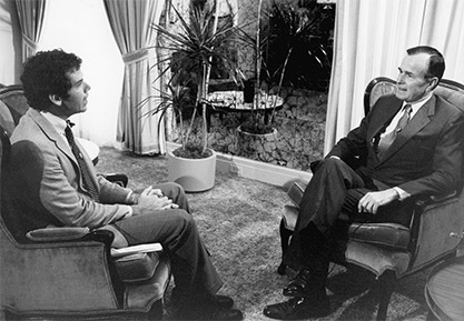Timeline image marking 1990, amfAR's role in passing the Ryan White CARE Act for HIV relief