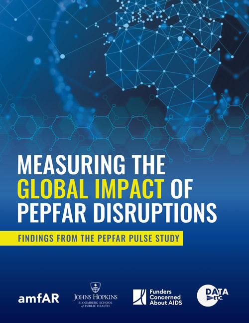 Cover image of amfAR's PEPFAR Pulse Study publication on HIV in Asia
