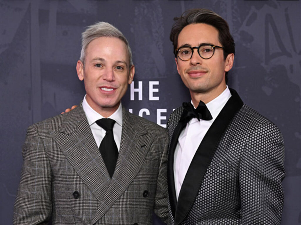 amfAR Board Co-Chair Michael Lorber and Jeffrey Goldmuntz
